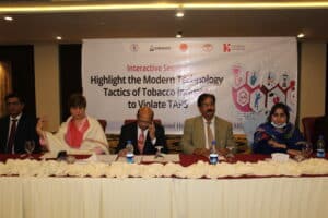 '' Interactive session on Highlight the Modern Technology ''  
               Tactics of Tobacco Industry  Violate the TAPS
Panah Organized a Event at RAMADA HOTEL Islamabad