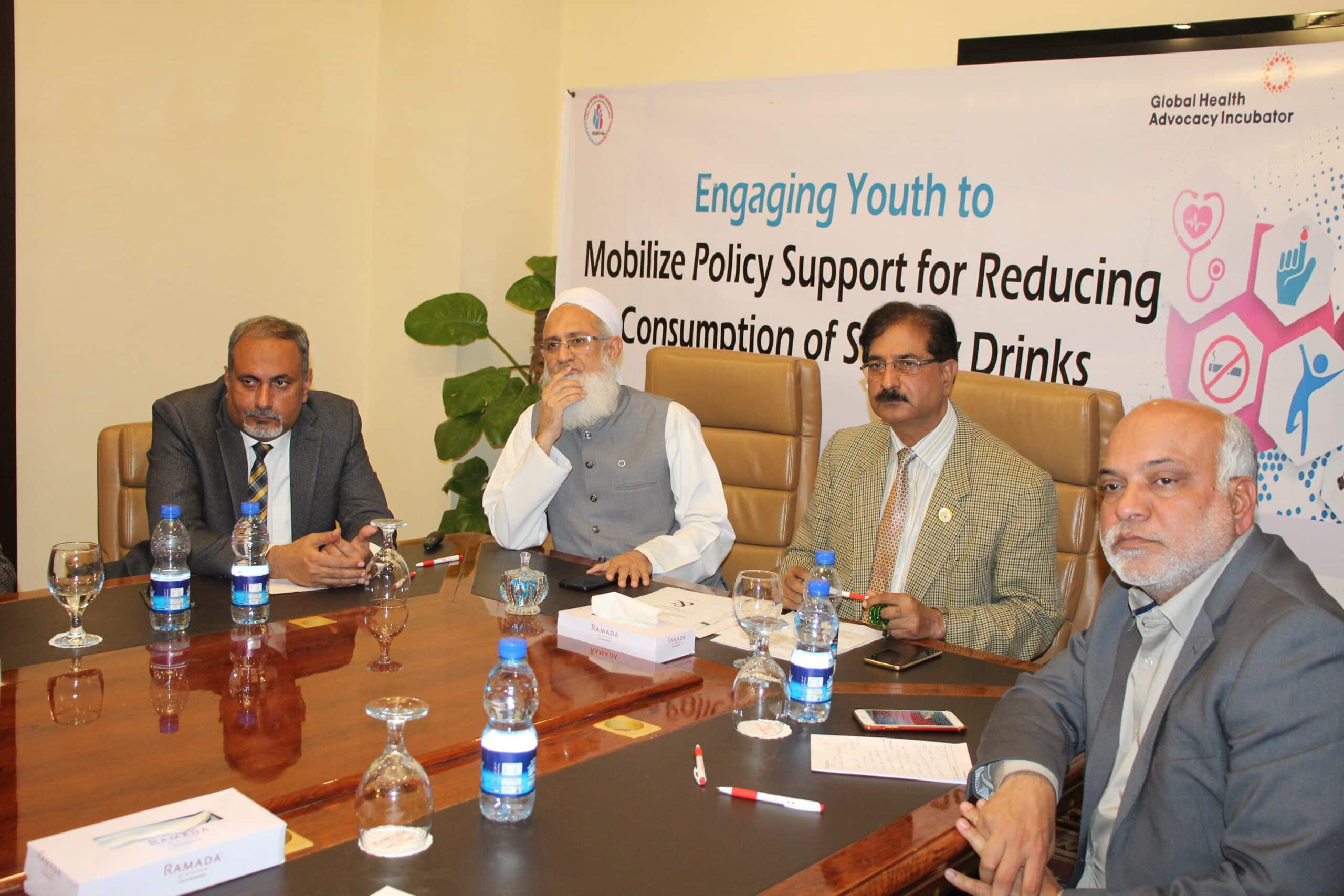 Panah Organized an Event  Engaging Youth to Mobilize  Policy Support for Reducing Consumption Sugary Drinks at Ramada Hotel Islamabad