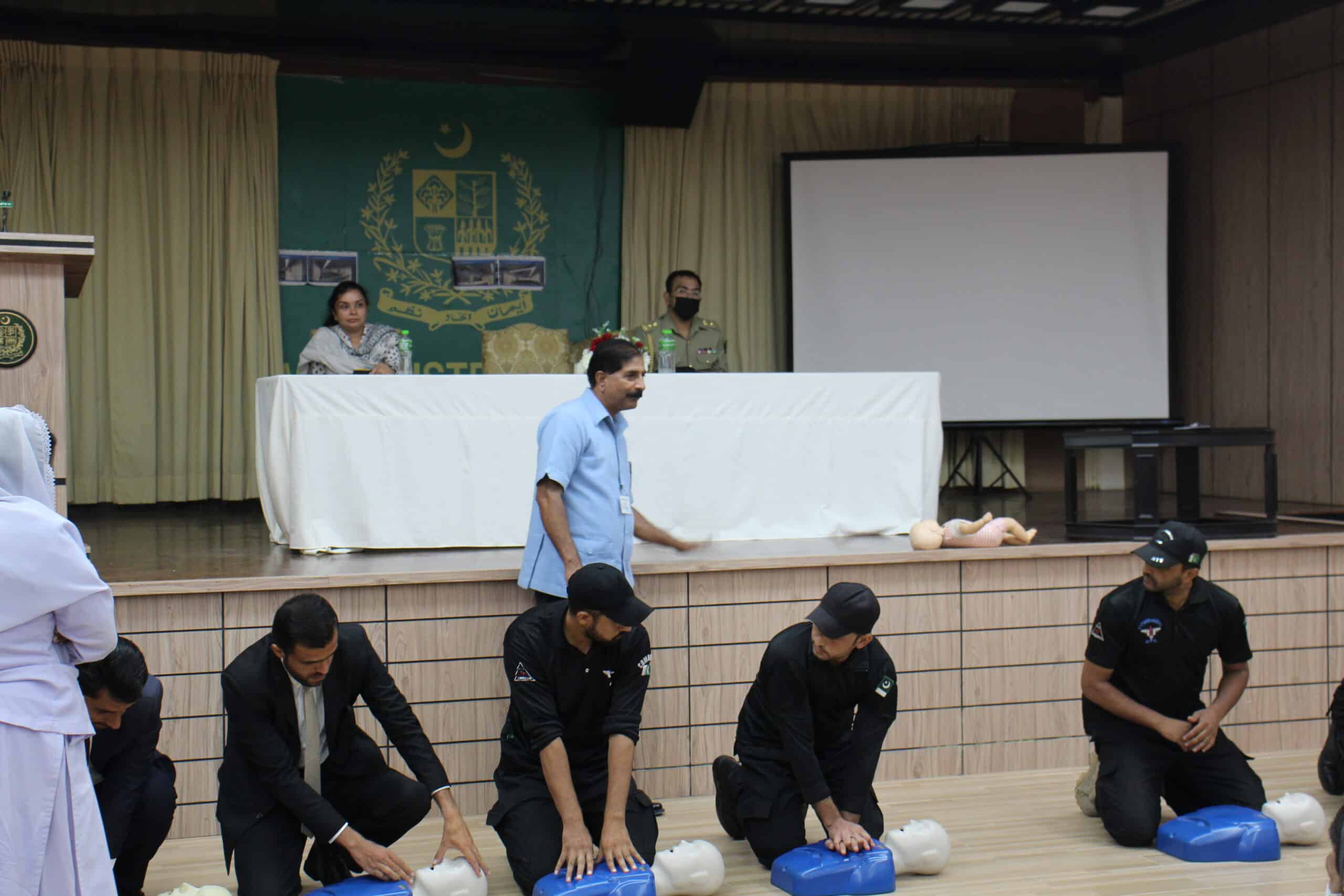 Panah arranged an CPR training at PM House