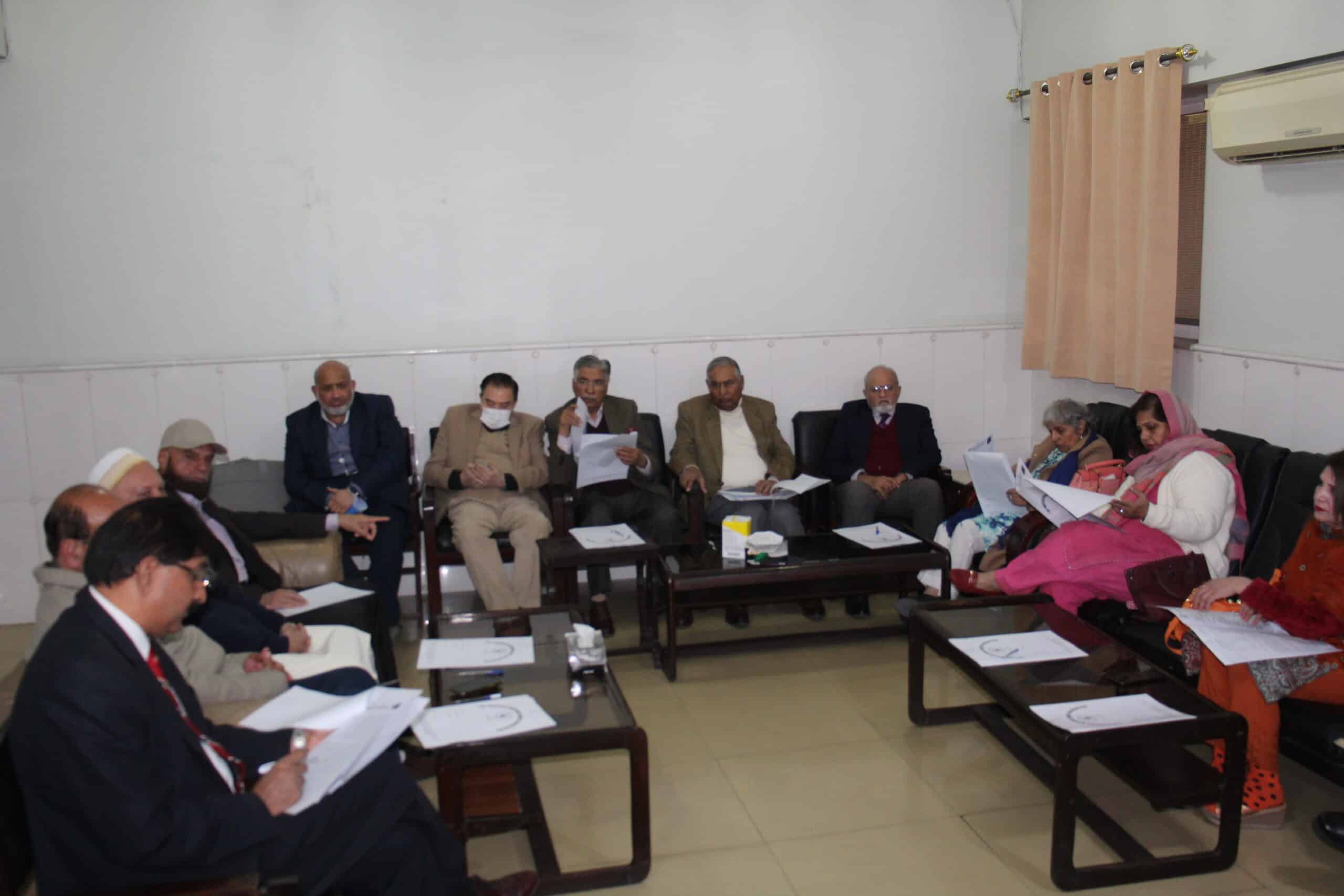Panah Organized an 86th Executive Council Meeting at Heart International Hospital . Rawalpindi