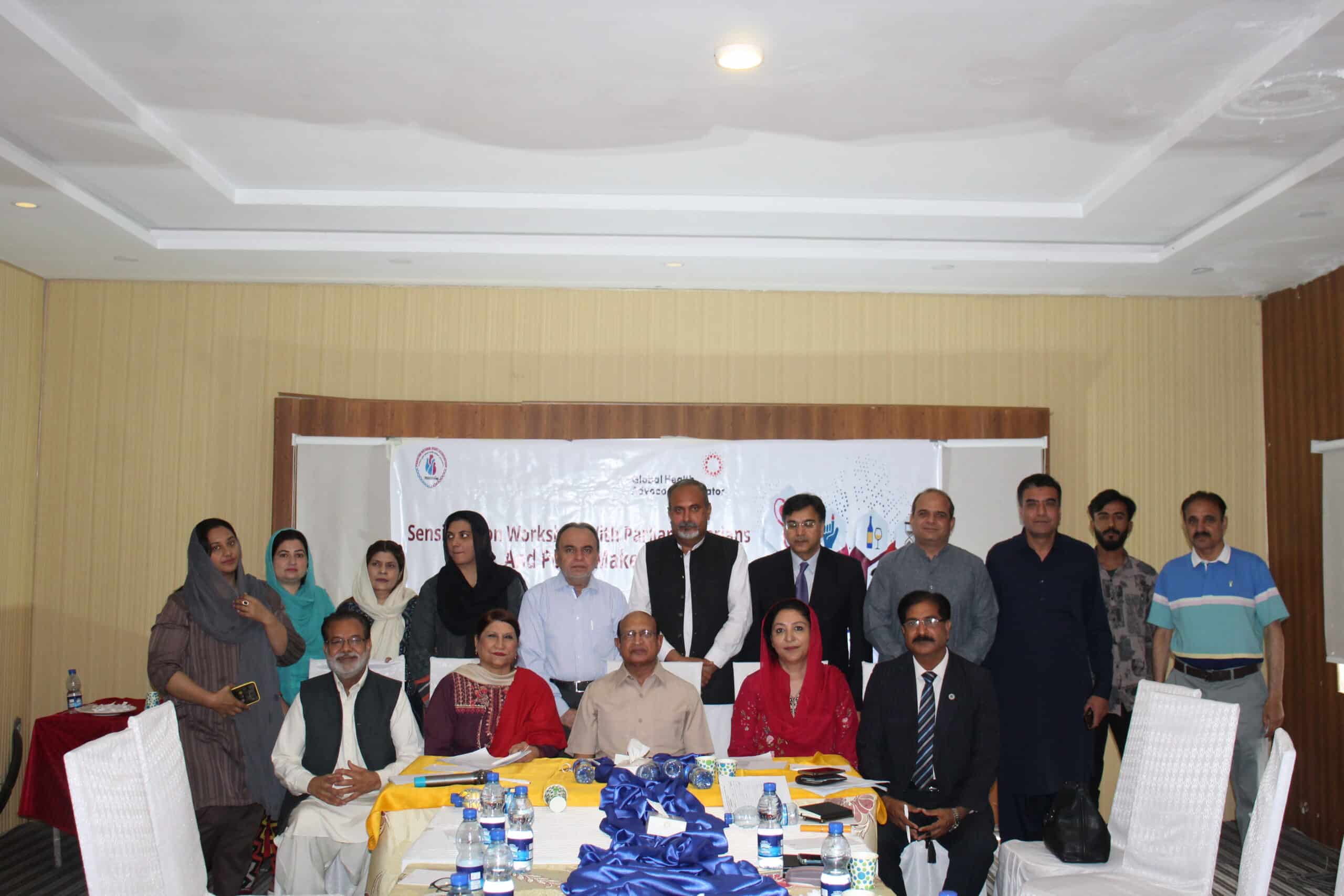 Panah Organised An Sensitization Workshop with Parliamentarians And Policy Makers On Sugary Drinks tax Policy & way Forward. Venue: Shangrila Hotel Murree