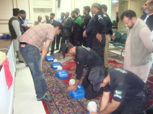 Panah organized An CPR training in PM House