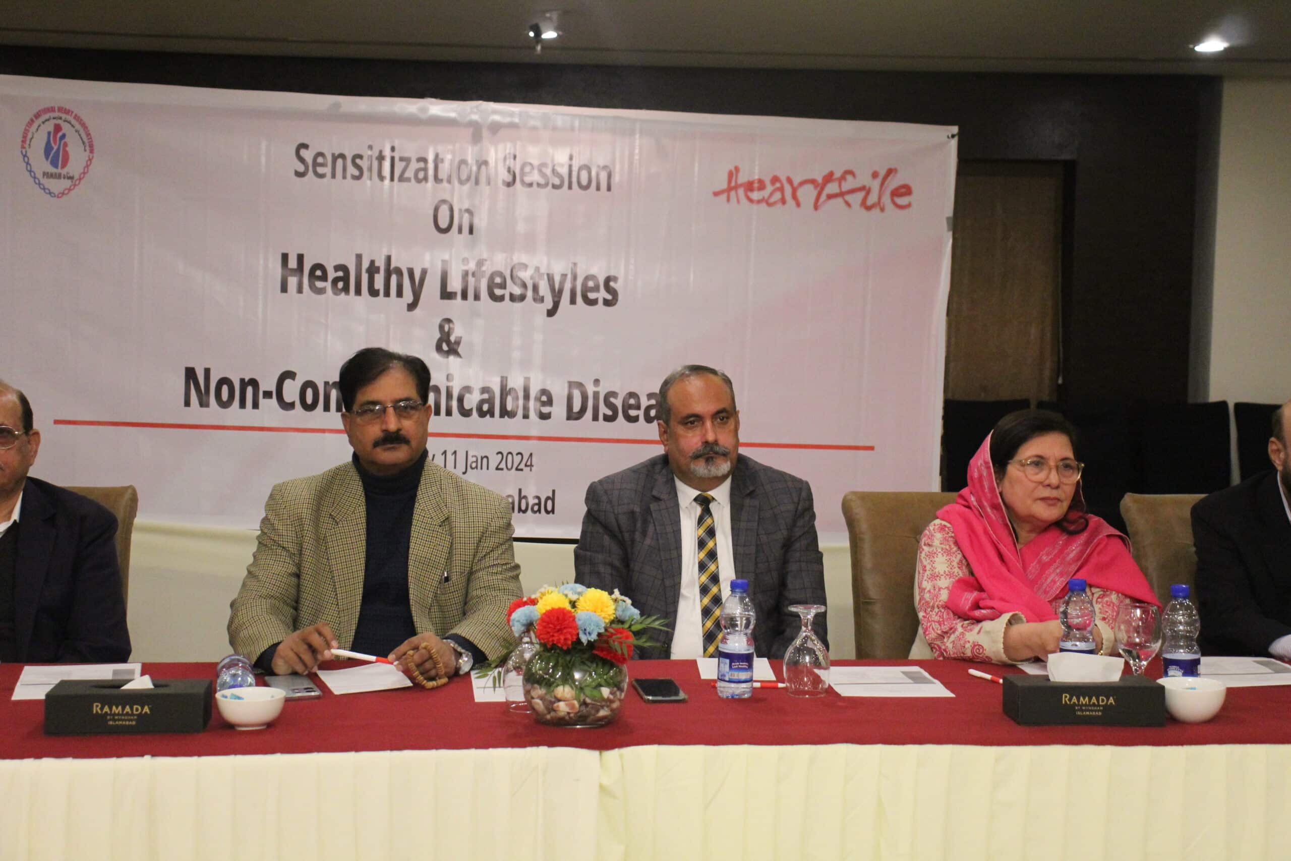 Pakistan National Heart Association (PANAH) Organized Sensitization Session on  Health harms Of Sugary Drinks & ultra- Processed Foods with the collaboration of Heart File .Venue: Ramada Hotel Islamabad .